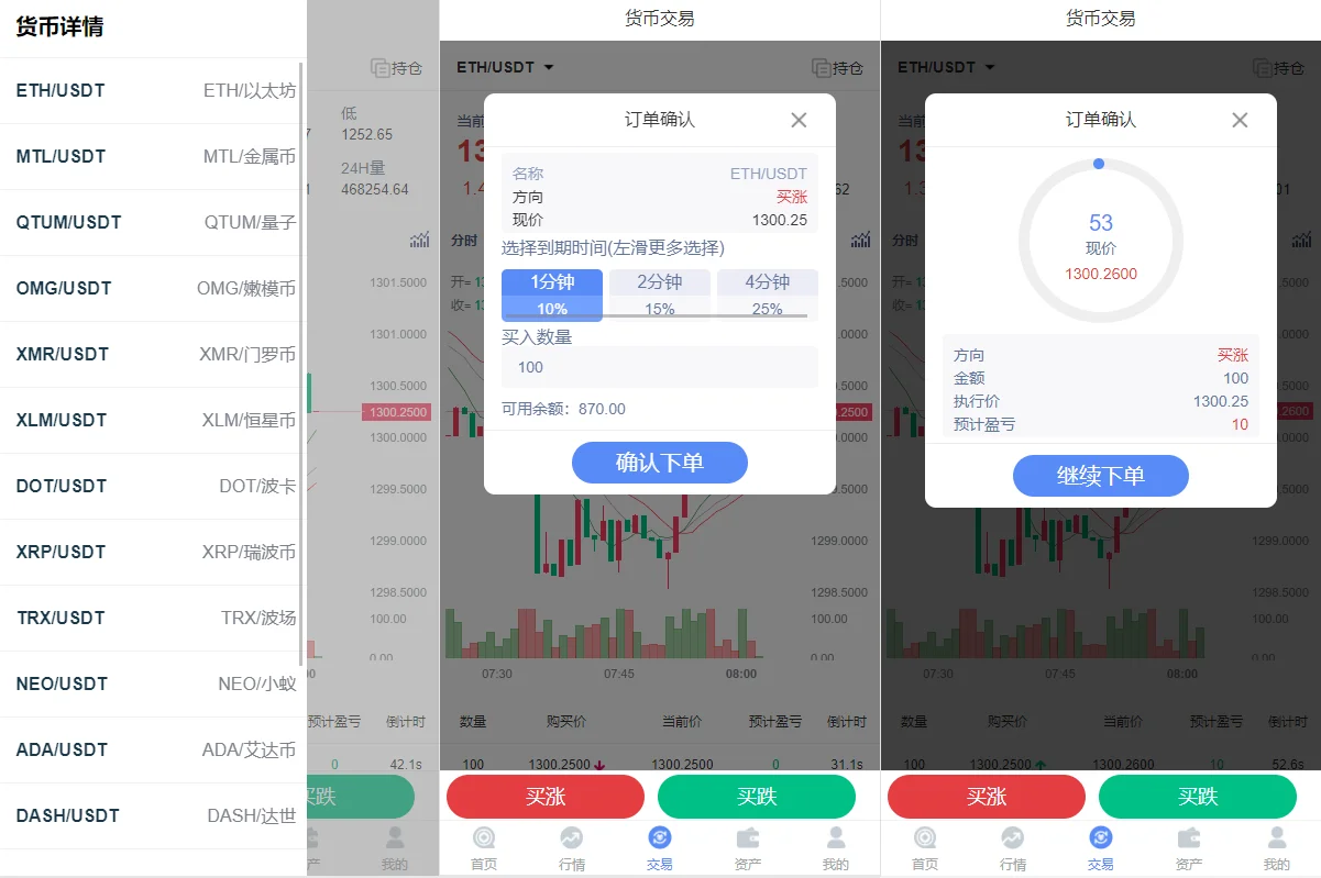 外汇系统源码/微盘微交易源码/基于thinkphp框架二开（支持中英文-仿交易所）后台基于fastadmin 带安装搭建教程