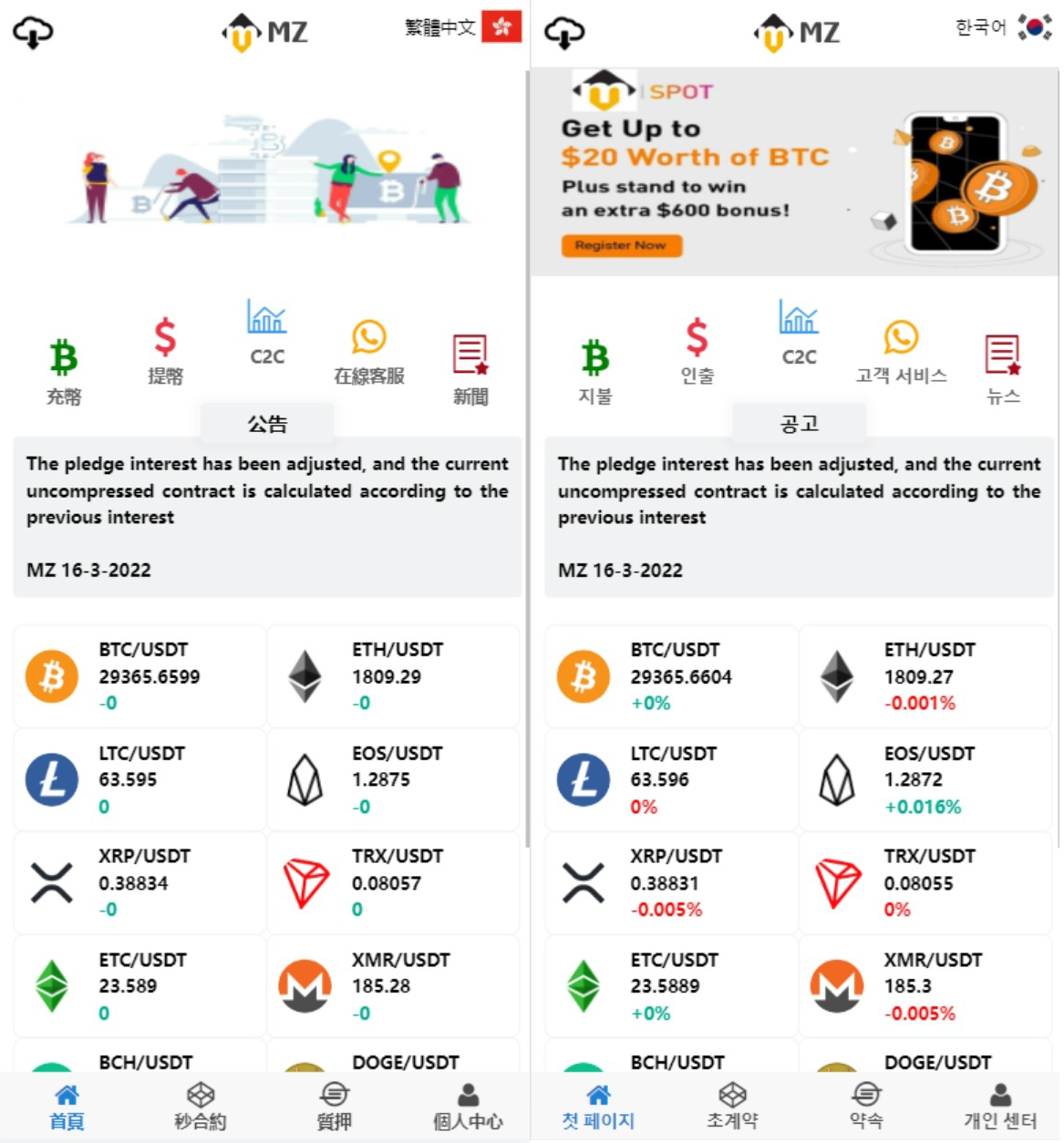 全新UI多语言微交易微盘系统秒合约质押理财至尊二开交易所