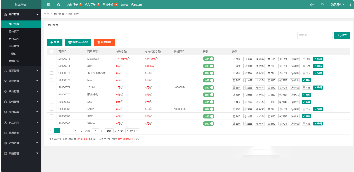 XxPayPro最终版XxPay聚合支付系统三方支付源码