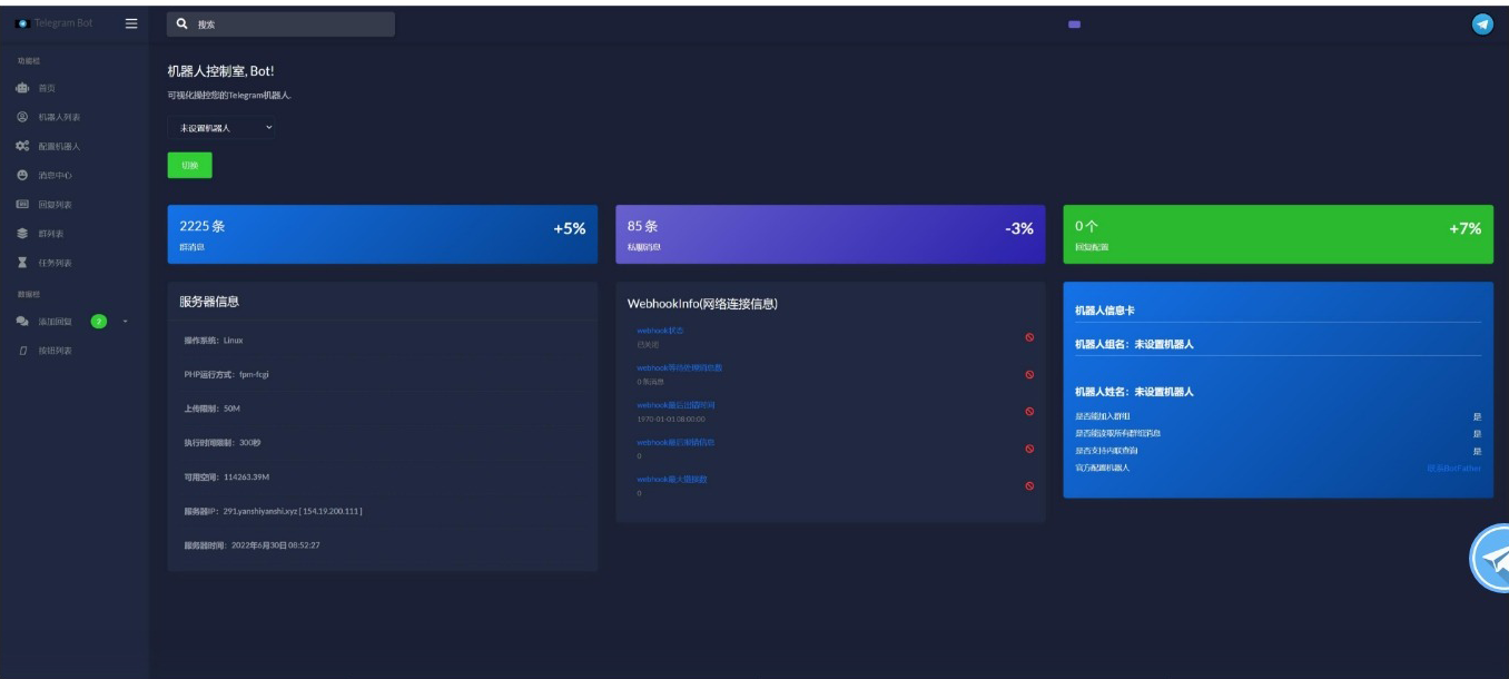 tg电报机器人系统关键词回复Telegram消息自动回复