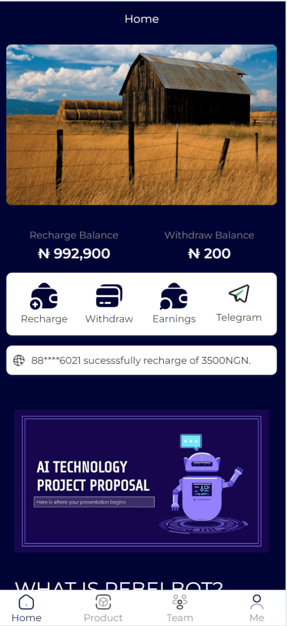 新版海外农场机器人理财系统源码