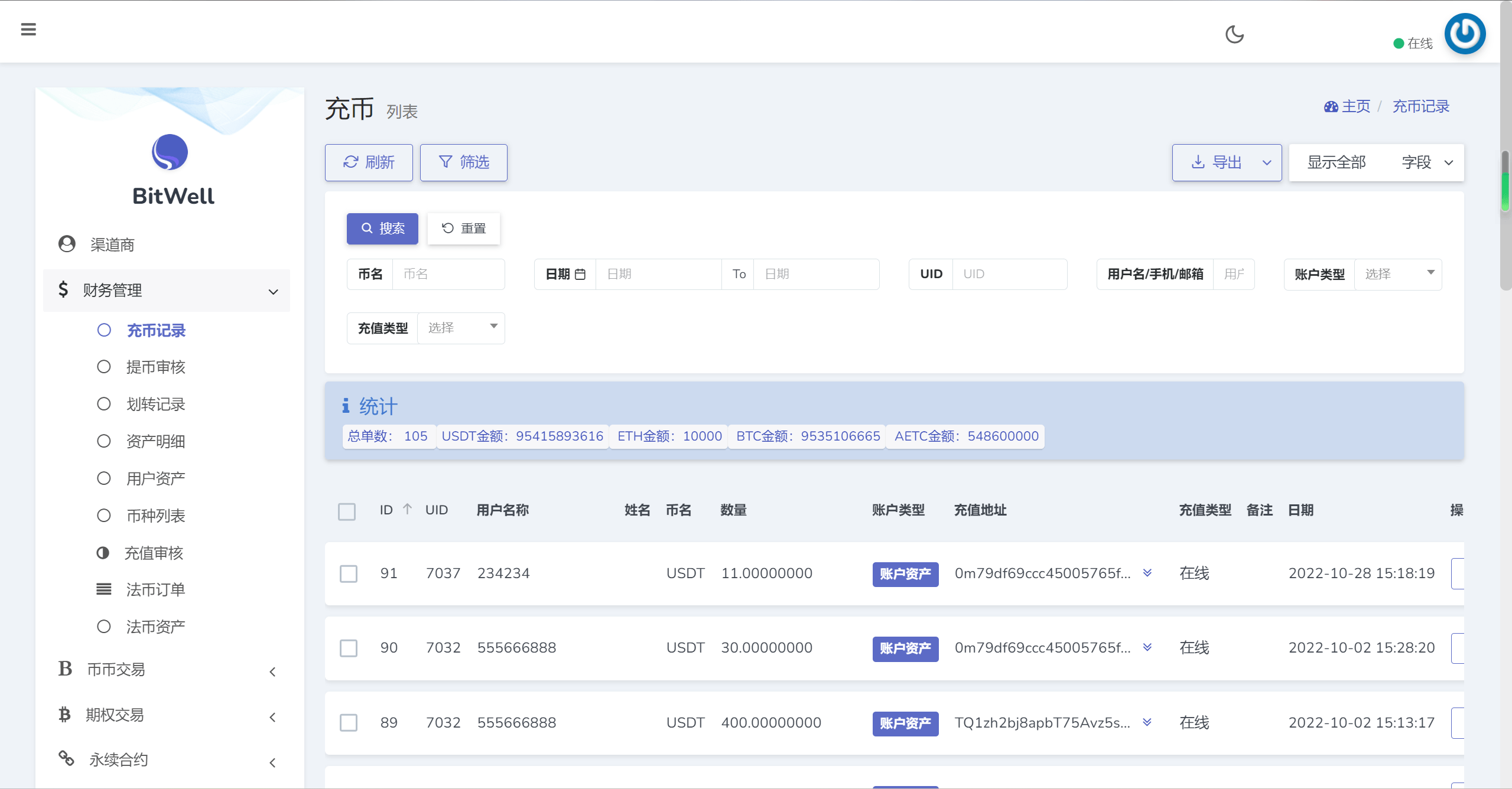 开源BitWell多语言交易所源码/OTC买卖/永续合约/期权交易/币币交易/秒合约交易/申购/代理渠道商/前端uniapp+后端php