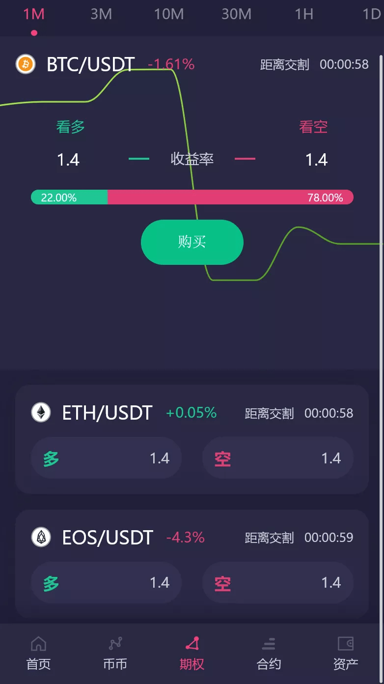 19国语言交易所多语言交易所系统/秒合约交易/永续合约/锁仓挖矿